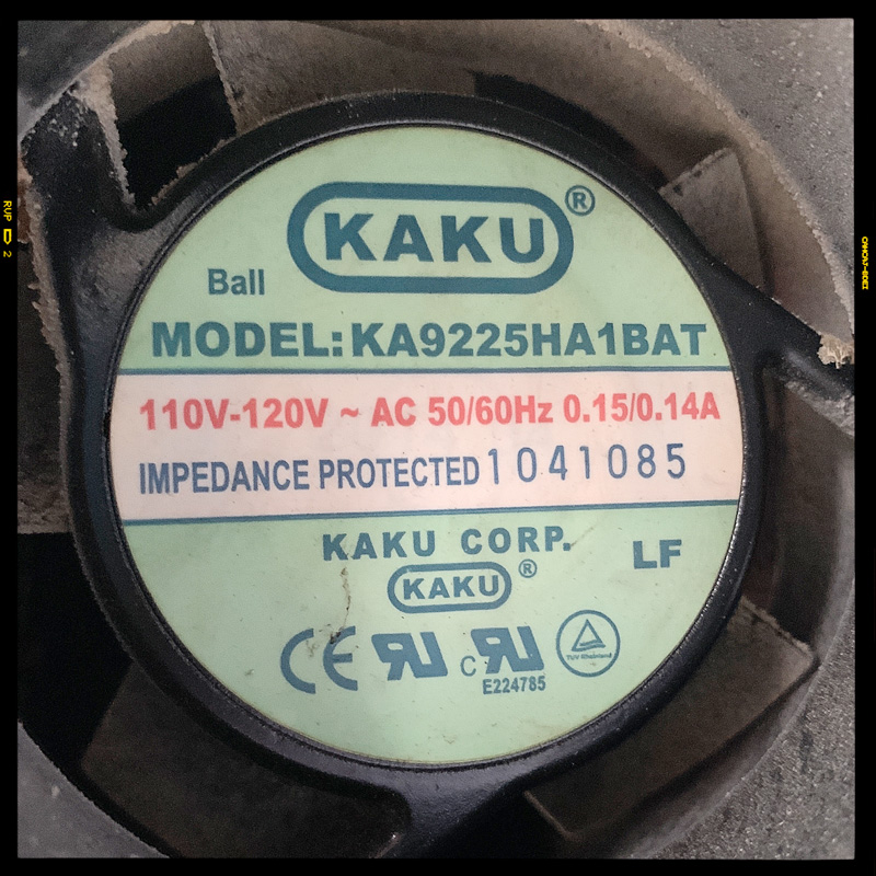 Cooling Fan (110VAC)