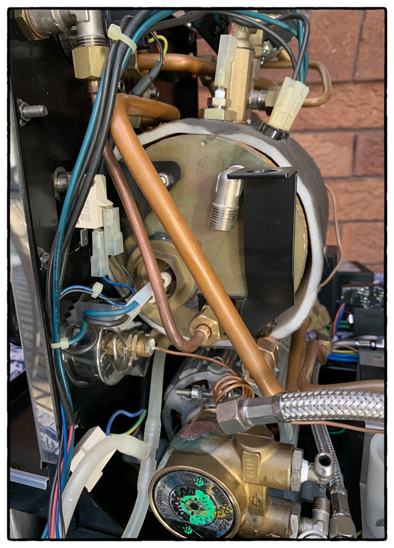 Replaced Hot Water Pipe Fitting