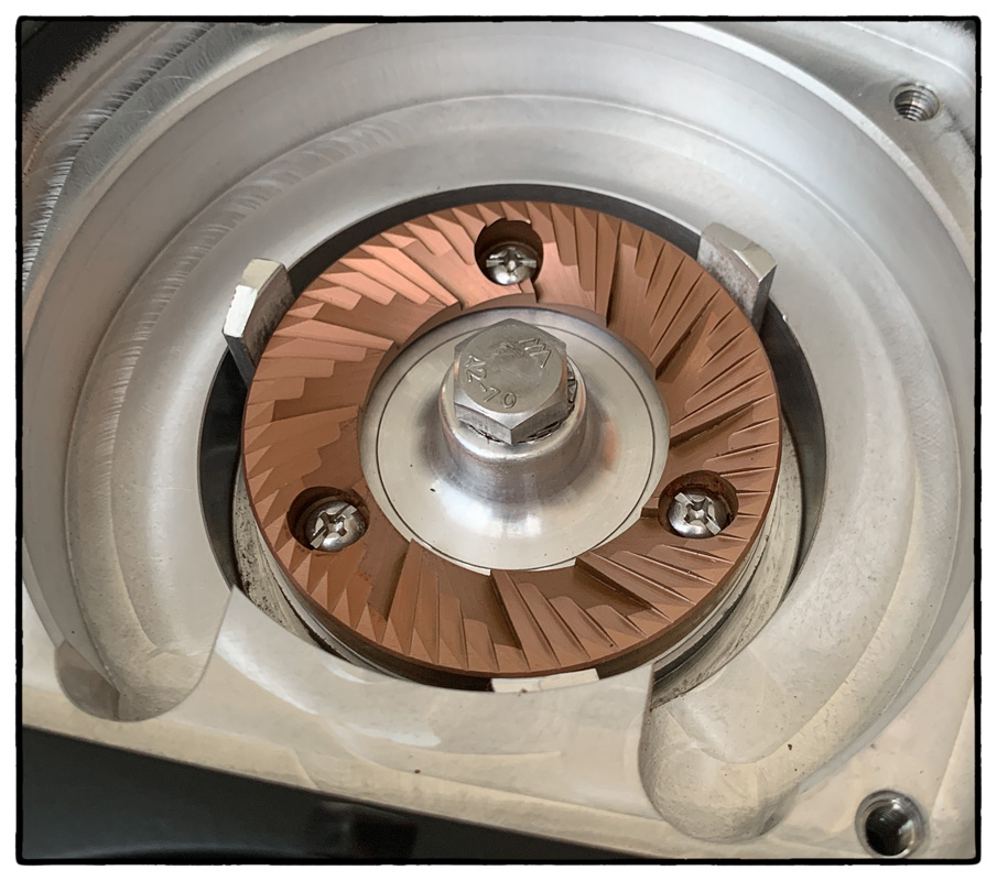 S.S.P Burrs Installed into Mazzer Super Jolly Pro V