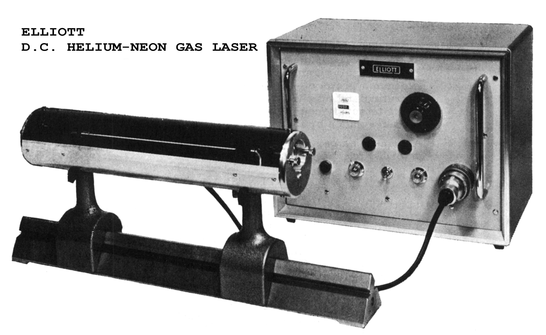 Elliott D.C. Helium-Neon Gas Laser Elliott D.C. Helium-Neon Gas Laser